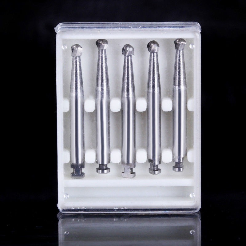 Dental Tungsten Steel Carbide Burs RA 1-8 For Low Speed Contra Angle Handpiece