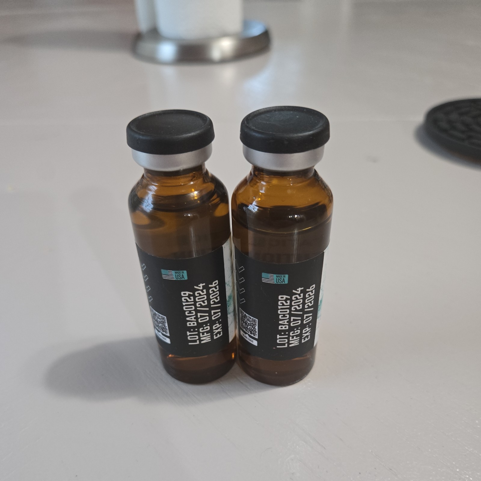 30mL Benzyl Alcohol Water 0.9% – 2 PACK NEW & SEALED Exp. date 07/2026