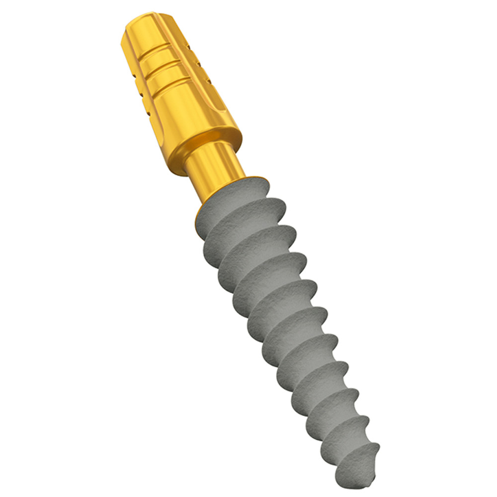 1pcs Dental RBM Root Shaped Compressive 15° Bendable Fixture One Piece