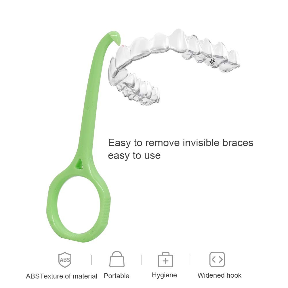 Angzhili 5 Pcs Clear Aligner Removal Tool for Invisalign Multi-colored