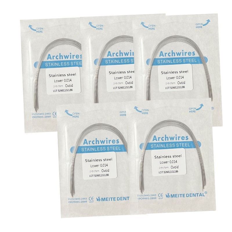 Dental Ortho Stainless Steel Archwire Natural Form Arch Wires Brackets Arch Wire