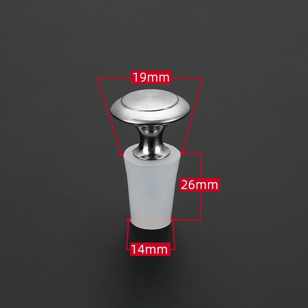 Silicone Bung With Handle Tapered Plugs Wine Stoppers Reusable Sealing Stopper
