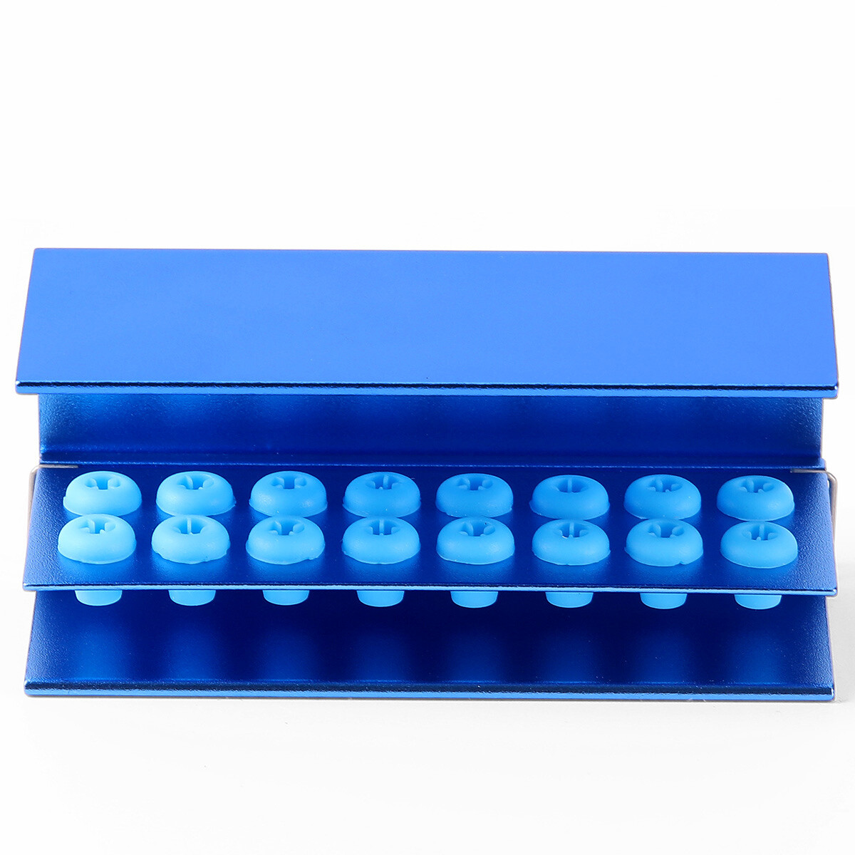 AZDENT Dental Burs Holder Block 10 Hole/16 Hole Silicon Cover FG RA Autoclavable