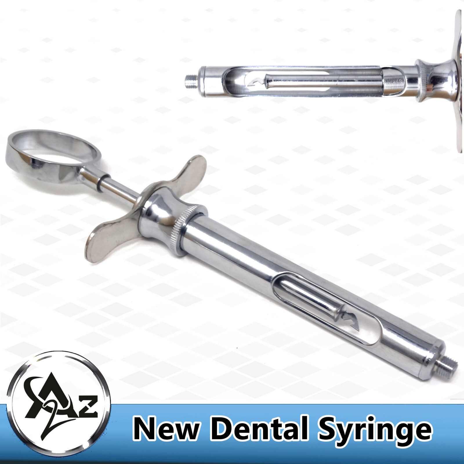 Dental Anesthetic Syringes Self-Aspirating 1.8ml Cartridge Auto Passive w/Wing