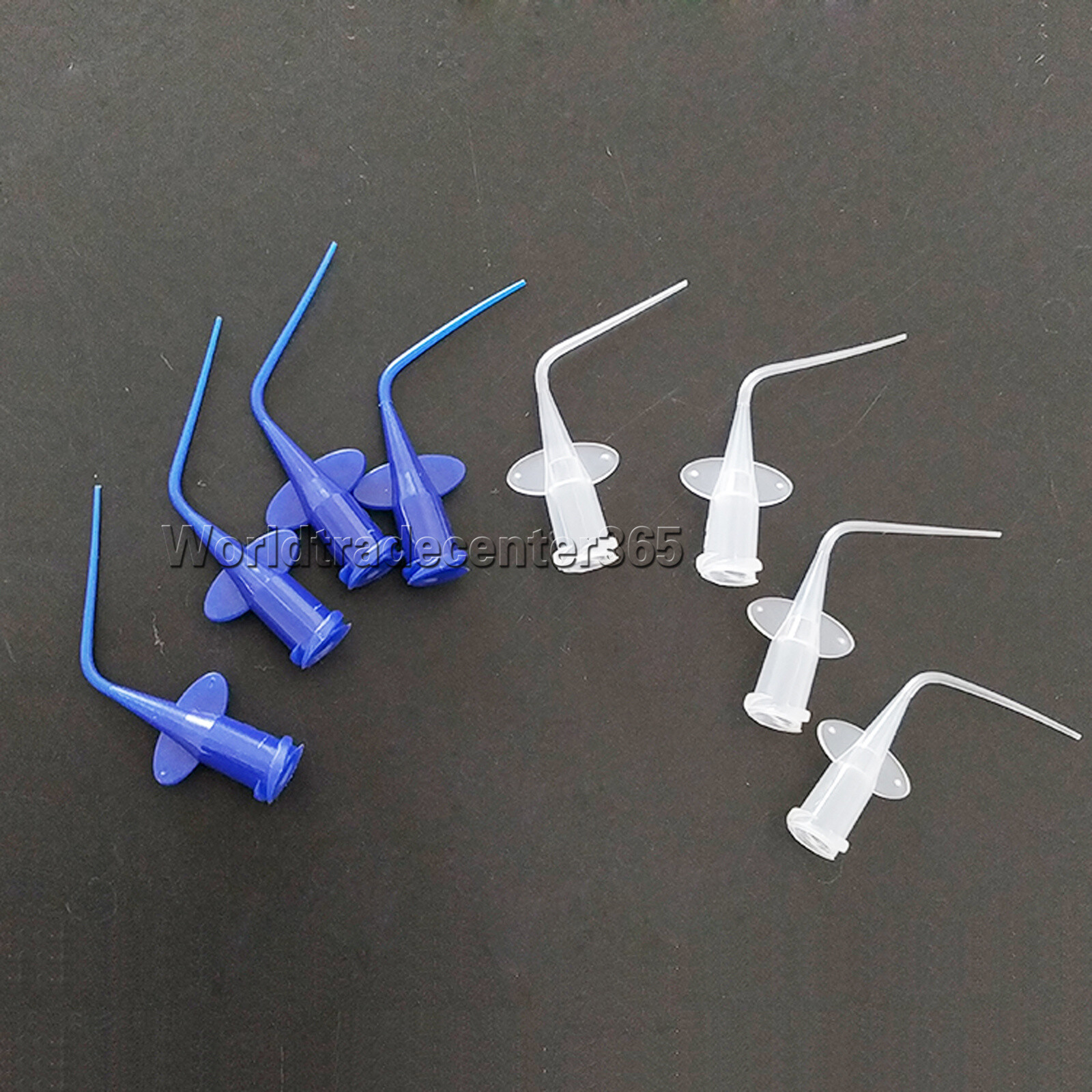 Dental Disposable Syringe Tips Endo Irrigation Flexible Composite Blue Pure