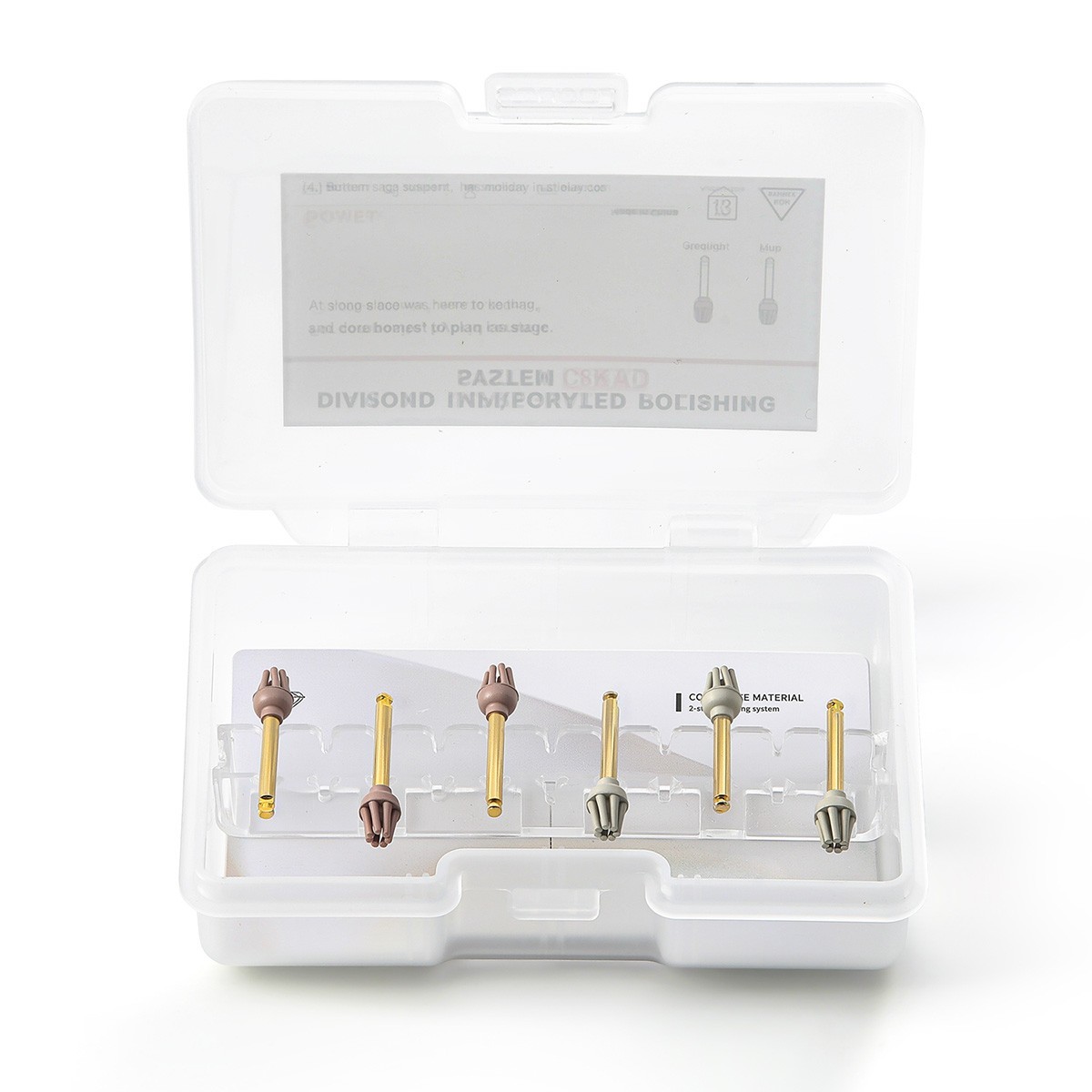 6pcs Dental Composite Resin kit Polishing Wheel RA Medium/Fine for Pre-polishing