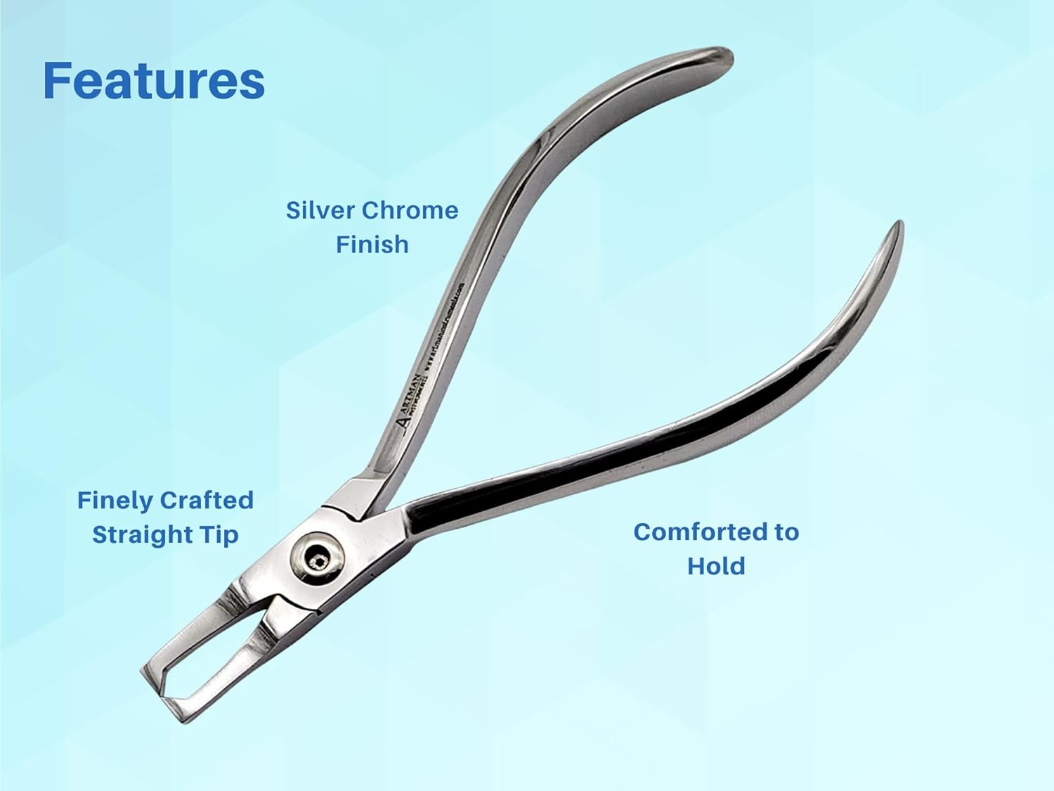 ARTMAN INSTRUMENTS Braces Removal Tool Orthodontic Bracket Removing Silver
