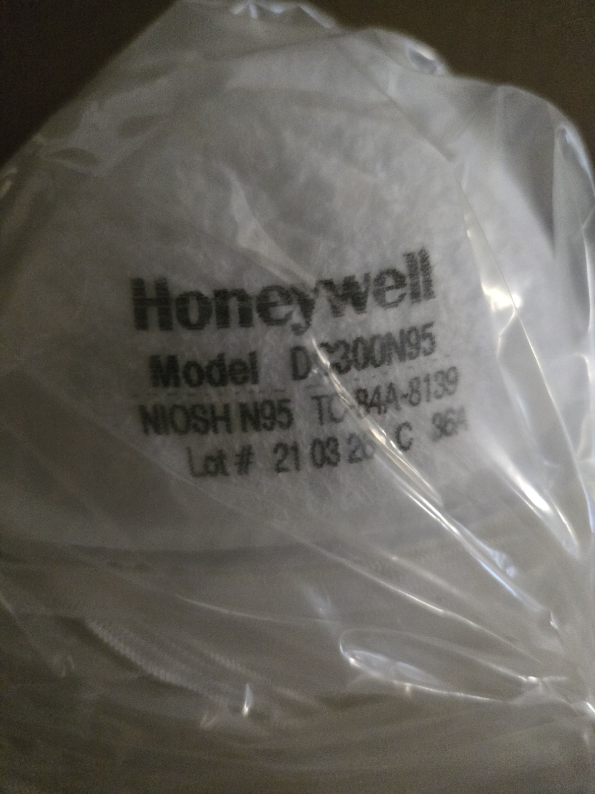 200 Masks Honeywell N95 DC300N95 Particulate Respirators Face Mask NIOSH