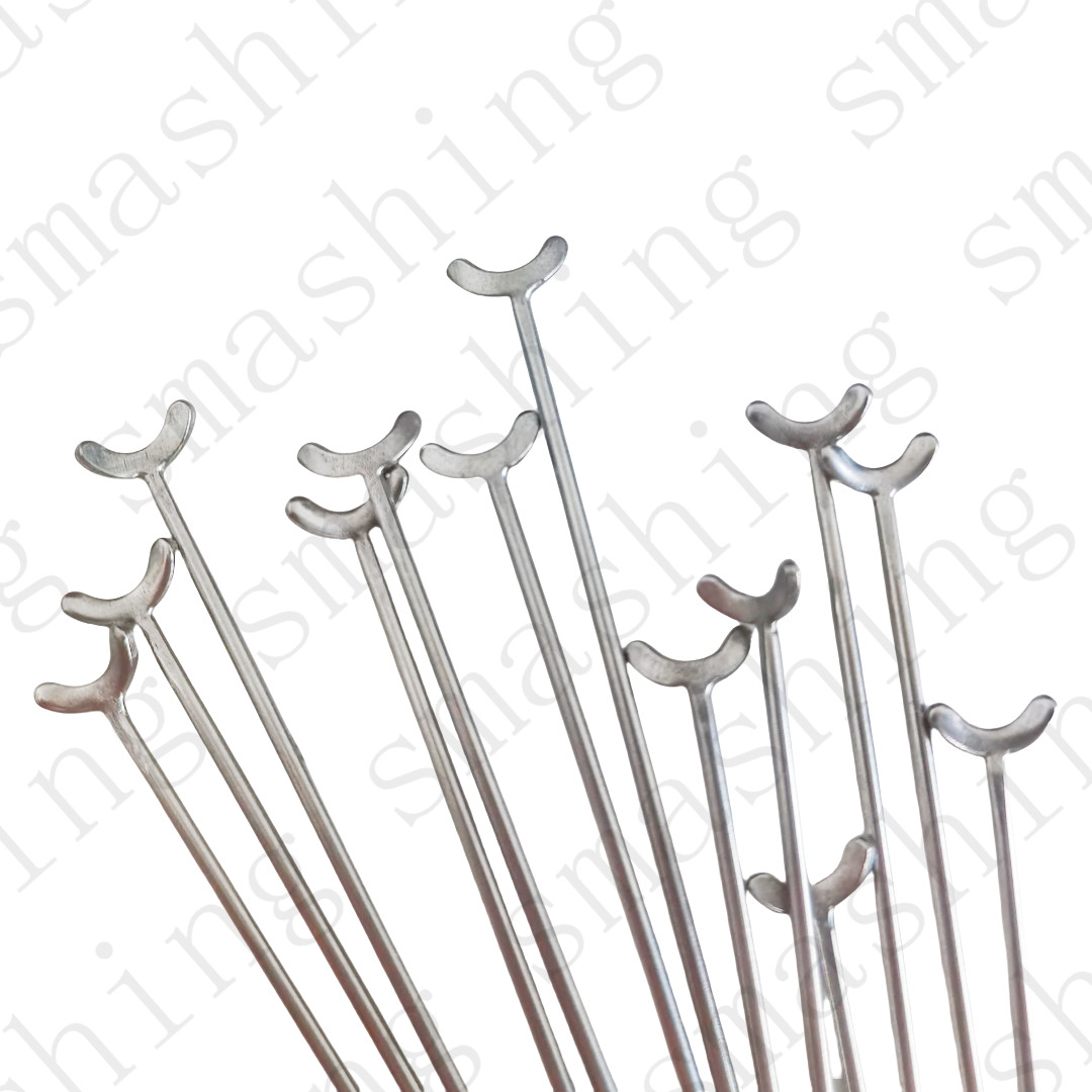 20Pcs Dental Ball Retainer J Clasp Oblique Clasps Bars Y-Type Scheu Style USA