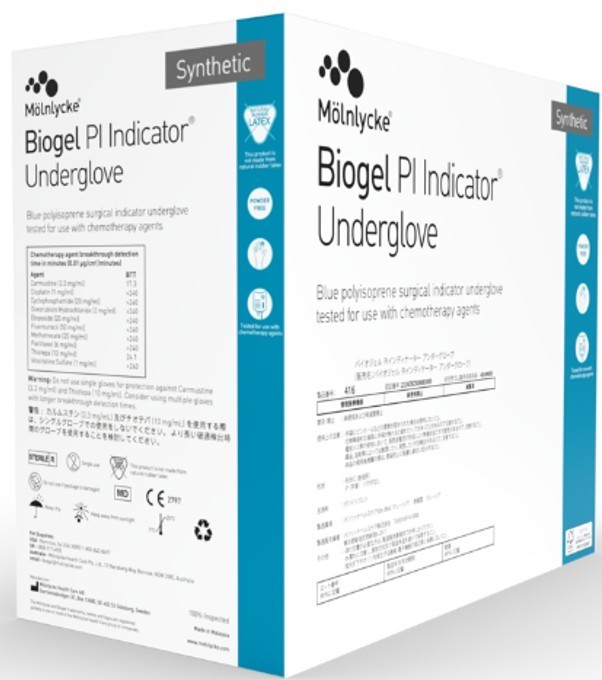 Molnlycke Biogel PI Indicator Underglove Size 6 Polyisoprene 41660 NEW 50 Pairs