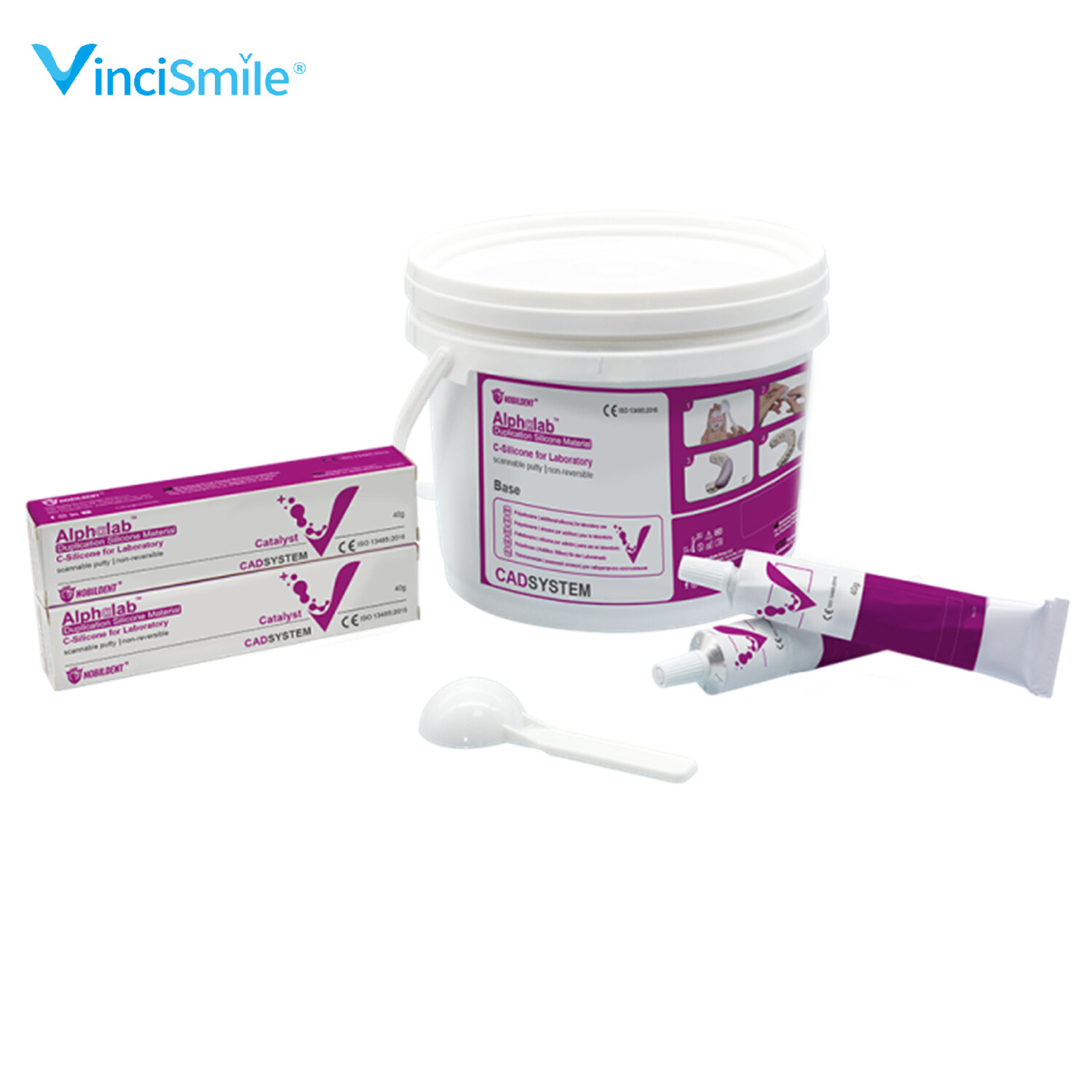 Dental Automix Flexible C-Silicone-Based for Gingival Mask Duplication Silicone