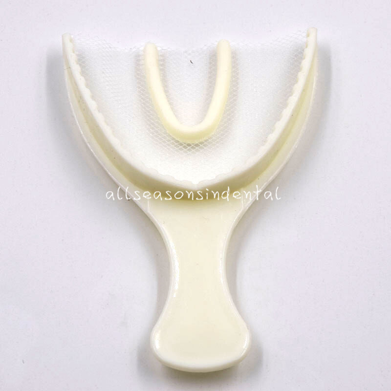 50 Pcs/Bag Dental Disposable Triple Impression Bite Registration Trays F/A/P/Q/S