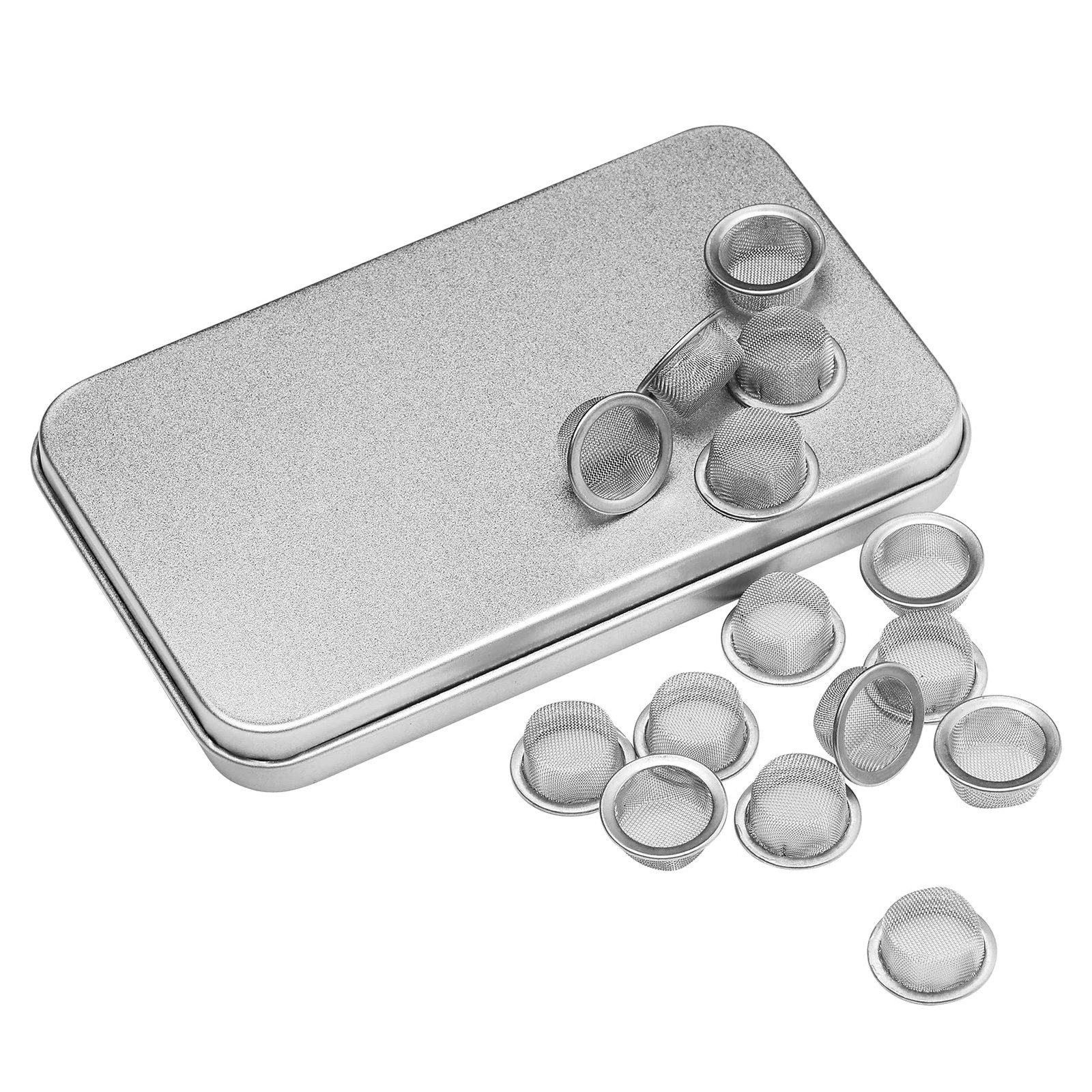 Stanker 15pcs 0.5 Inch Premium Diameter 15 Count (Pack of 1), Silver