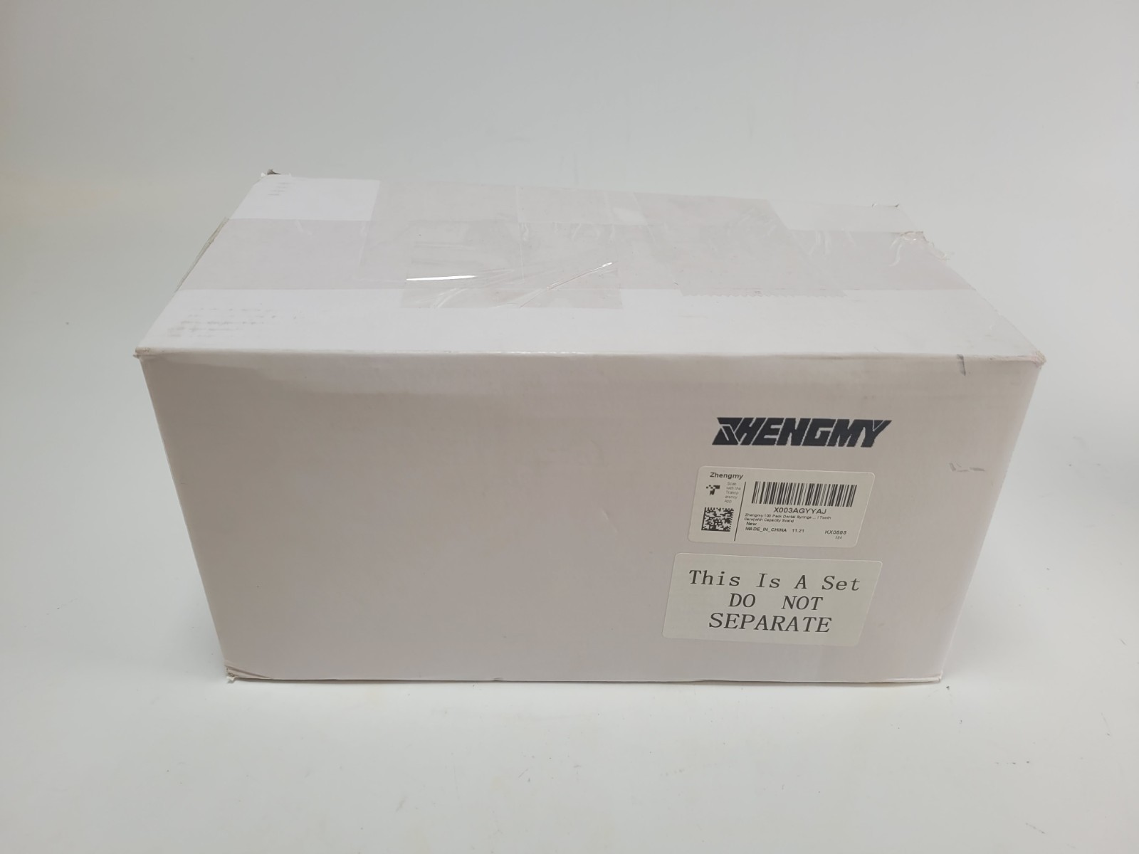 Zhengmy 12ml Dental Irrigation Syringes with Capacity Scale 100 Pack