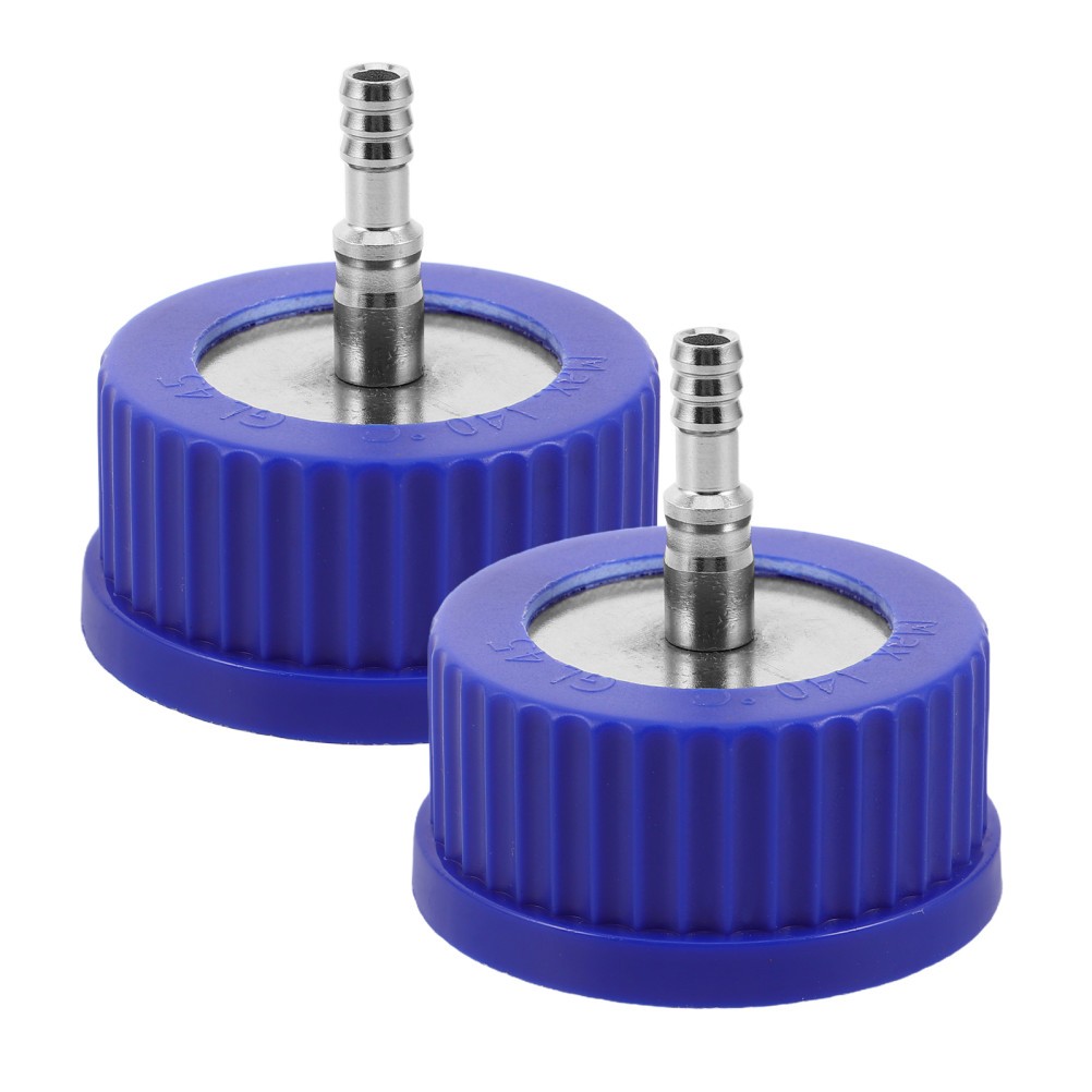 2 Pcs Gl45 Mobile Phase Cap Scientific Glass Bottle Lab Chromatography