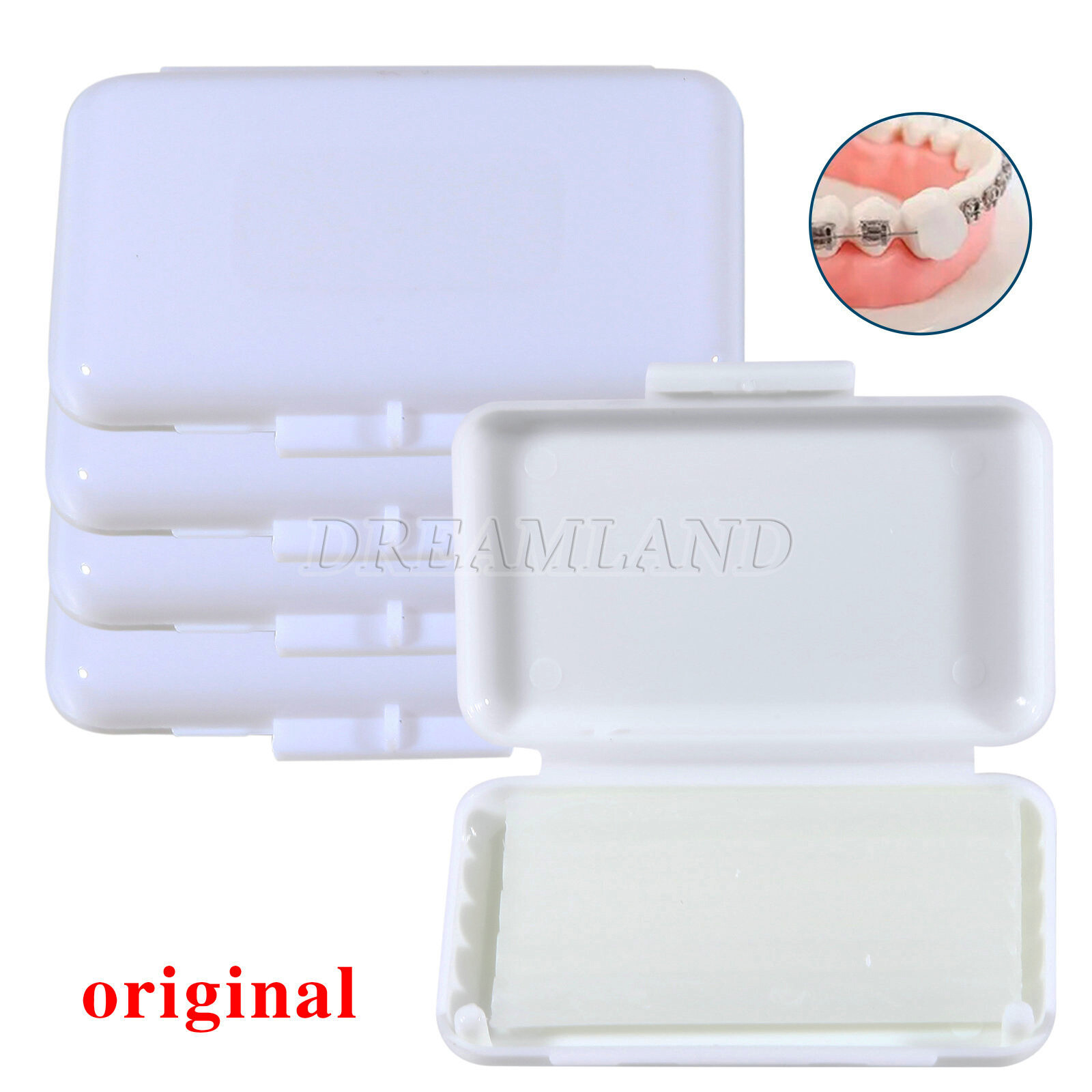 10 /20/ 50 Pack Orthodontic Wax – Relief for Braces Irritation Scent & Unscented