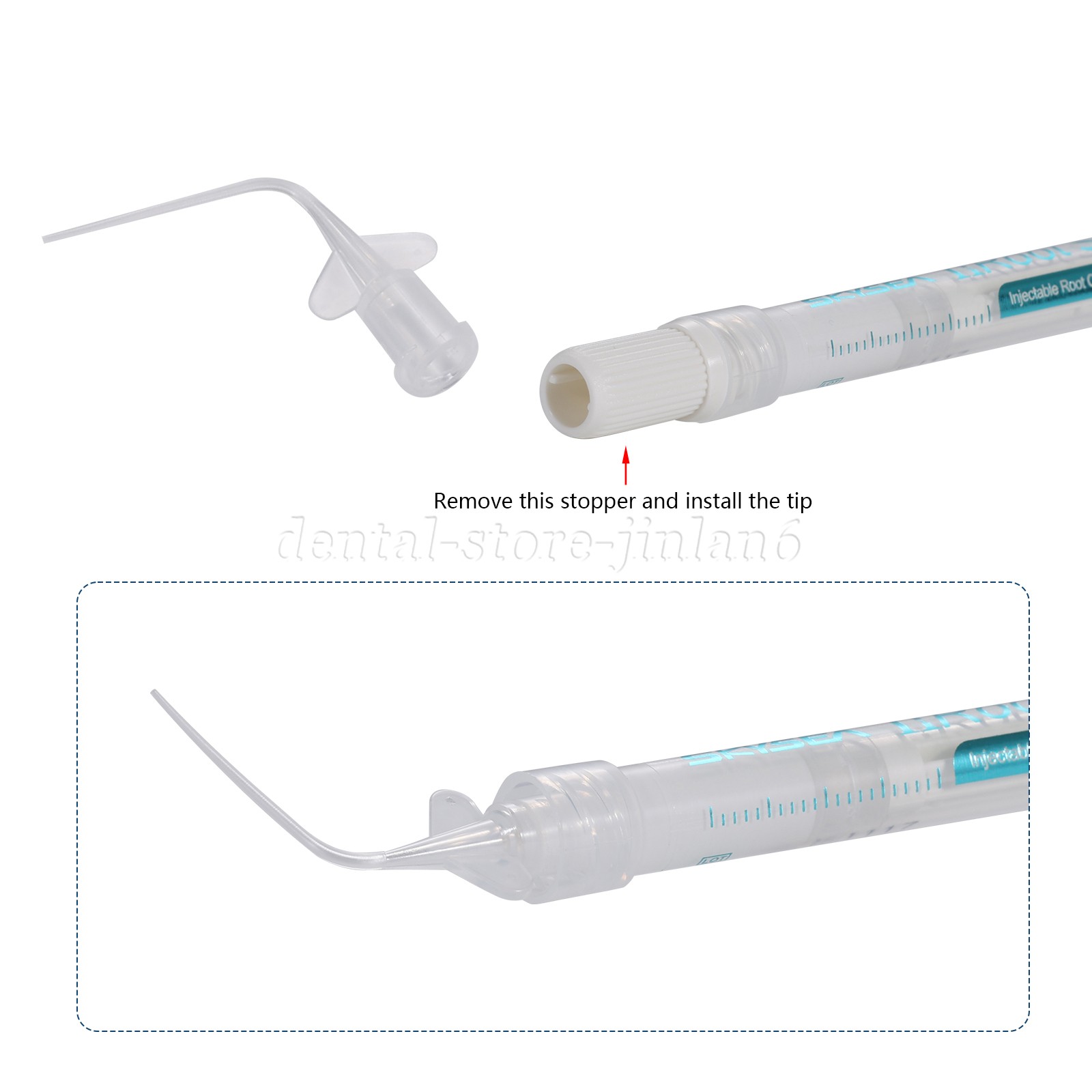 Dental Endo Materials Injectable Root Canal Bioceramic Sealer 1g Pre-mix Syringe