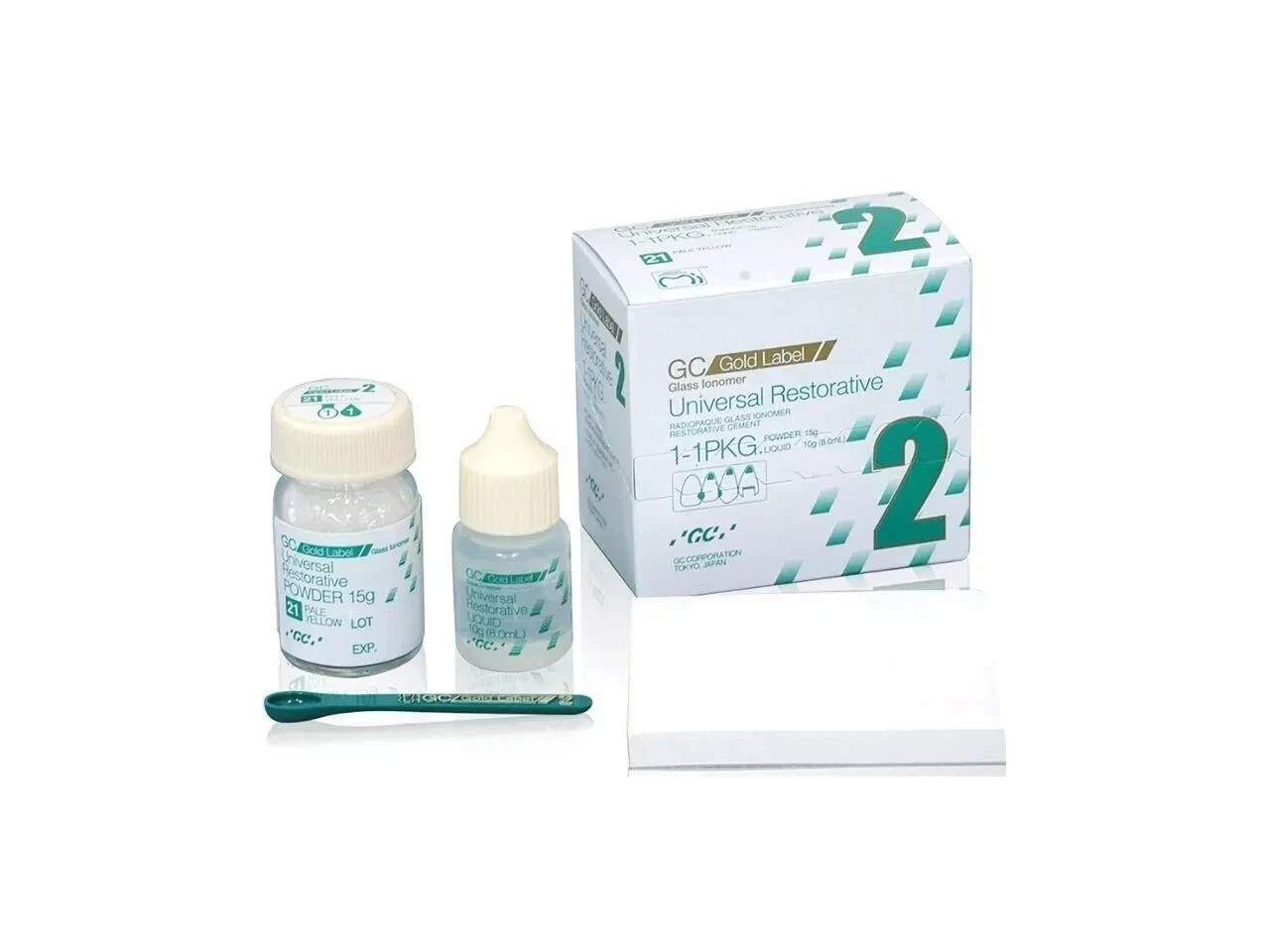 Cement Mini pack GC Gold Label 2 Universal Restorative Dental Glass Ionomer (FS)