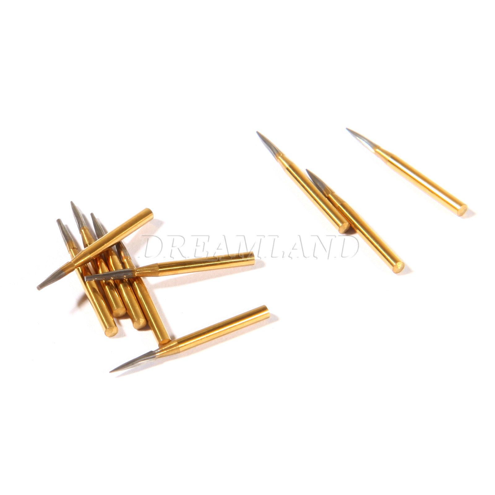 TRIMMING & FINISH DENTAL CARBIDE BURS 12 BLADES TF 7901 NEEDLE SANDENT