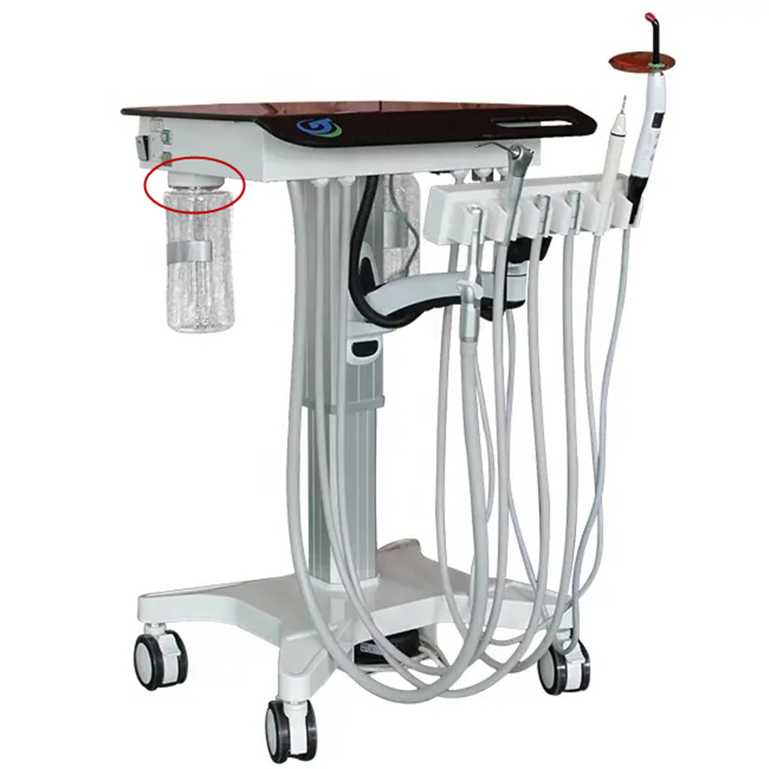 1Pcs Plastic Cover of the Drainage Bottle for Dental Unit Mobile Cart GU-P302S