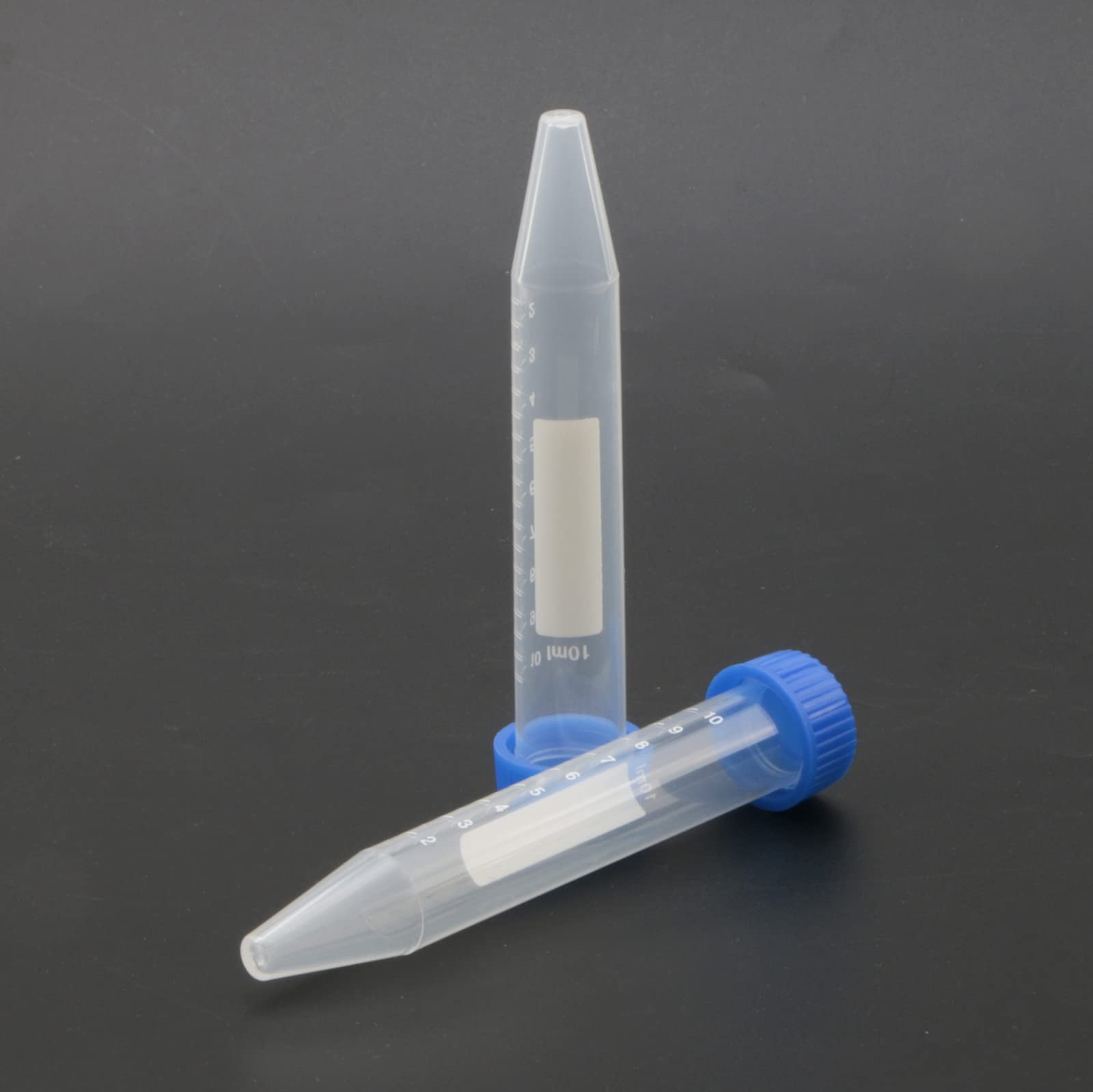Kesell 10ml Centrifuge Tube Conical Bottom Blue Screw Cap with Clear…