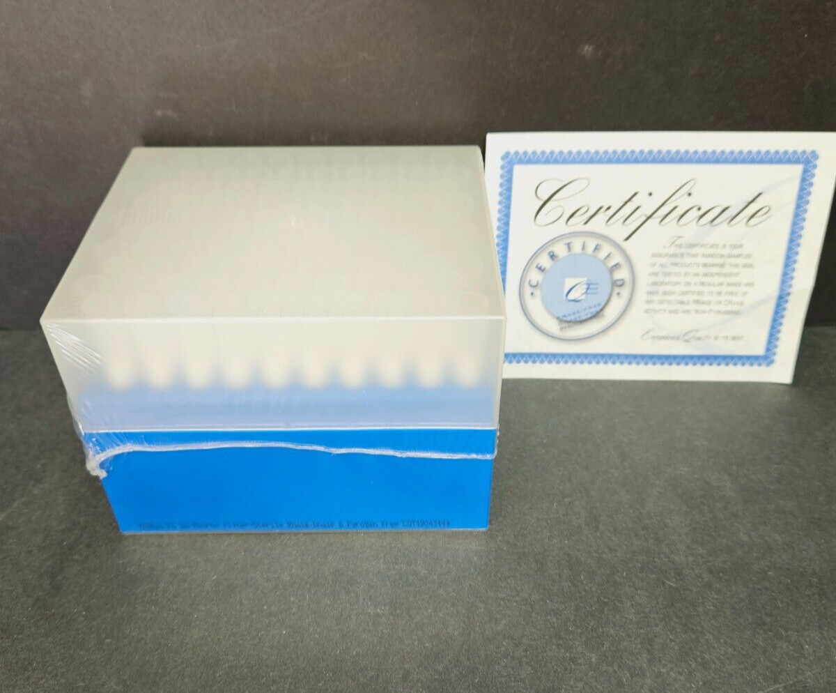 Fisher Scientific Pipette Tips 1000 ul Sterile 10 Racks with 100 Tips Each