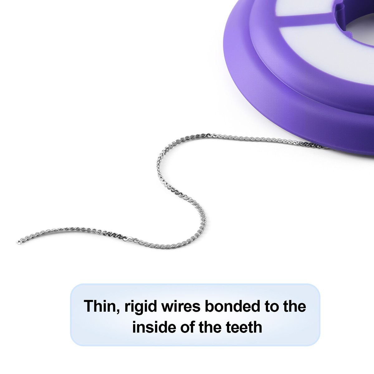 Dental Orthodontic Metal Lingual Button Round Rectangular monoblock Bondable
