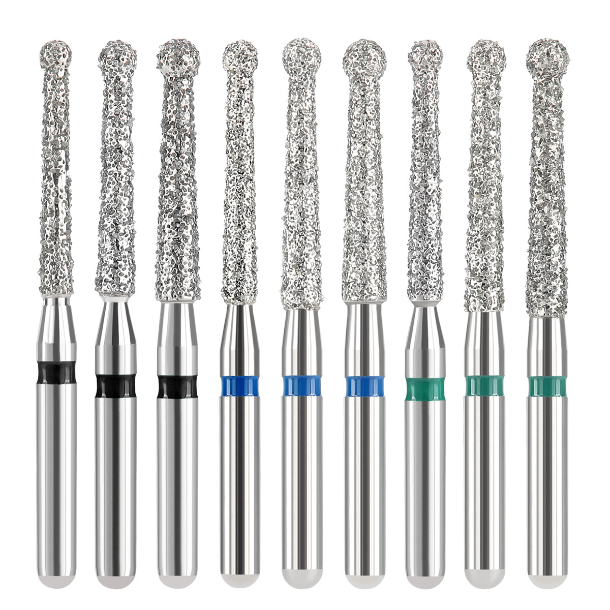 AZDENT Dental Diamond Endo Burs FG 1.6mm for High Speed Handpiece 5pcs/pack