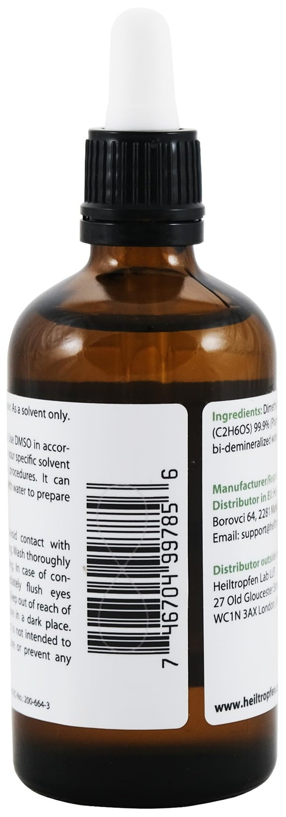 70% DMSO – Pharmaceutical Grade ingredients | Dimethyl sulfoxide Liquid 3.4 O…