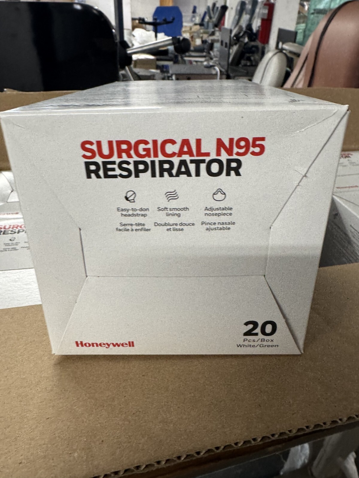 HONEYWELL SURGICAL N95 RESPIRATOR, SAFETY NIOSH-APPROVED,( CASE WITH 200 MASKS)
