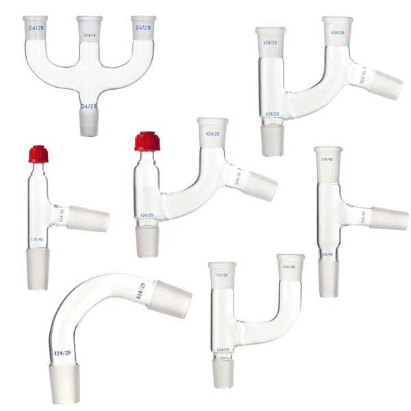 Glass Distillation Distilling Head Standard Joint Connector Chemistry Labware