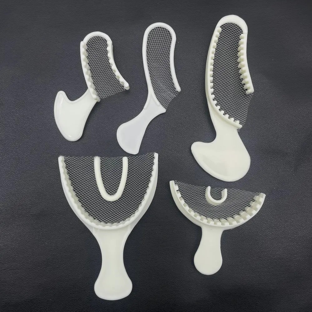 Dental Impression Bite Registration Triple Trays Disposable 35Pcs/Pack