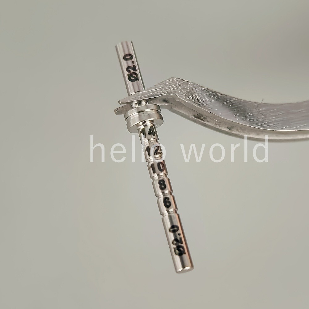 1Pcs/Bag Dental Surgical Tool Balance Bar Parallel Pin Measuring Depth 2.0-2.0mm