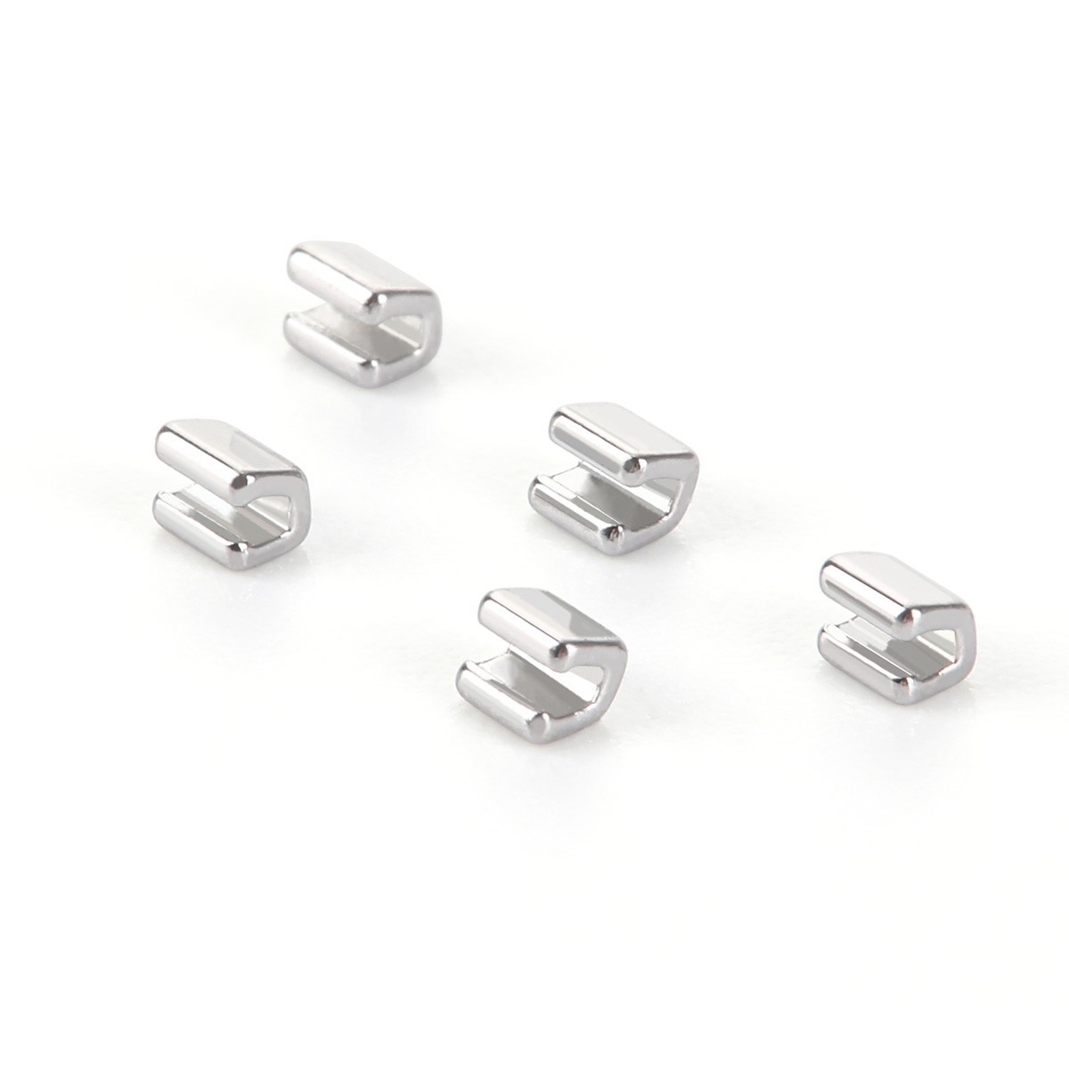 100pcs Dental Orthodontic Crimpable Hooks Stops Metal Stop Type for Arch Wire