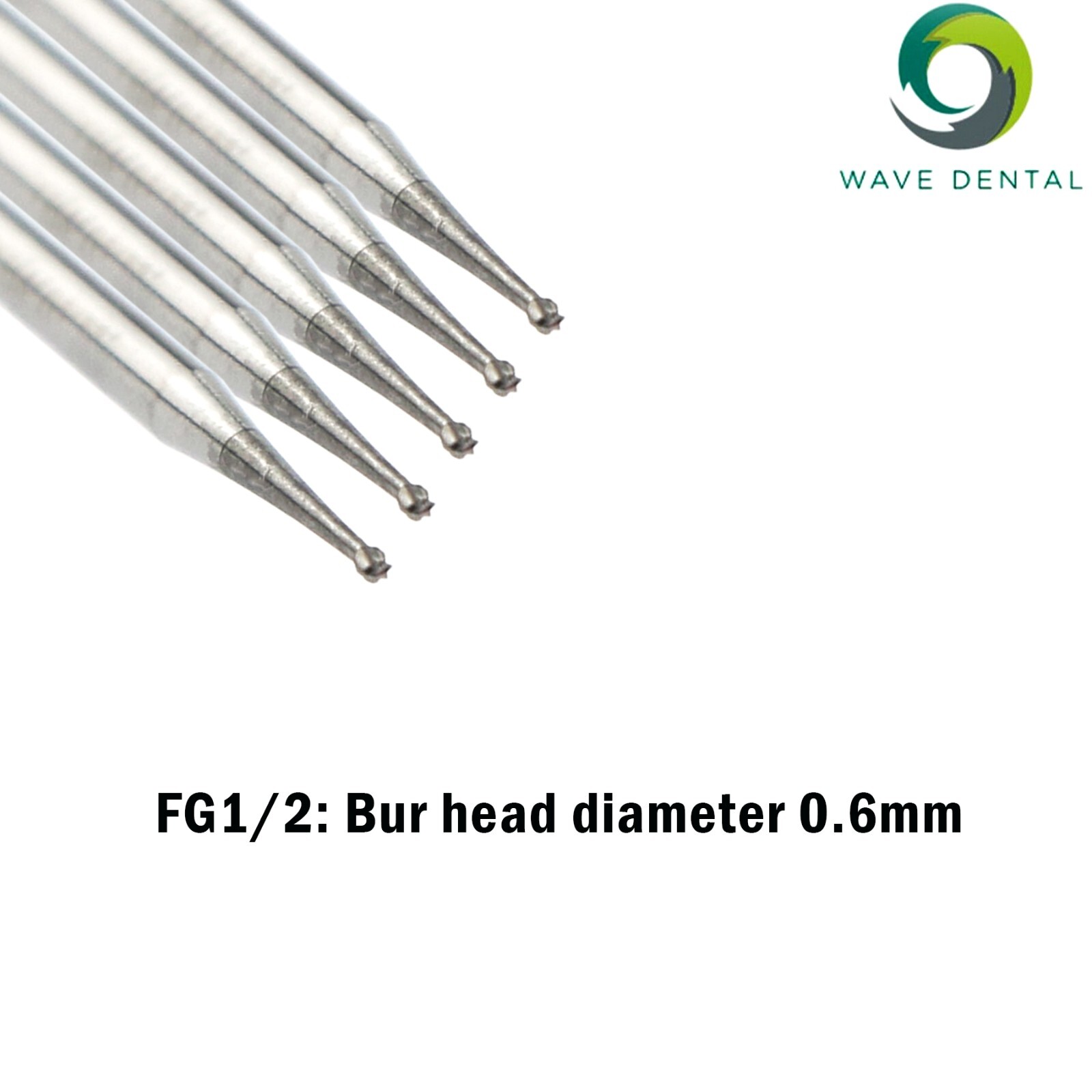 Wave Dental Surgical FG Burs 25mm Carbide Bur Friction Grip Round For High Speed