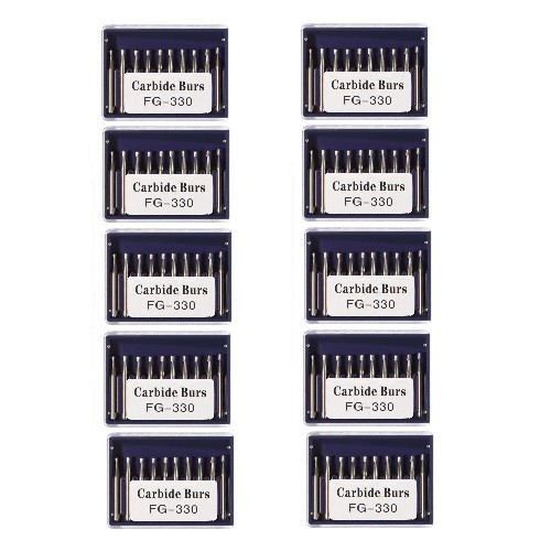 1-10 packs Dental Tungsten steel Carbide Steel Burs Bur FG-330 19mm USA