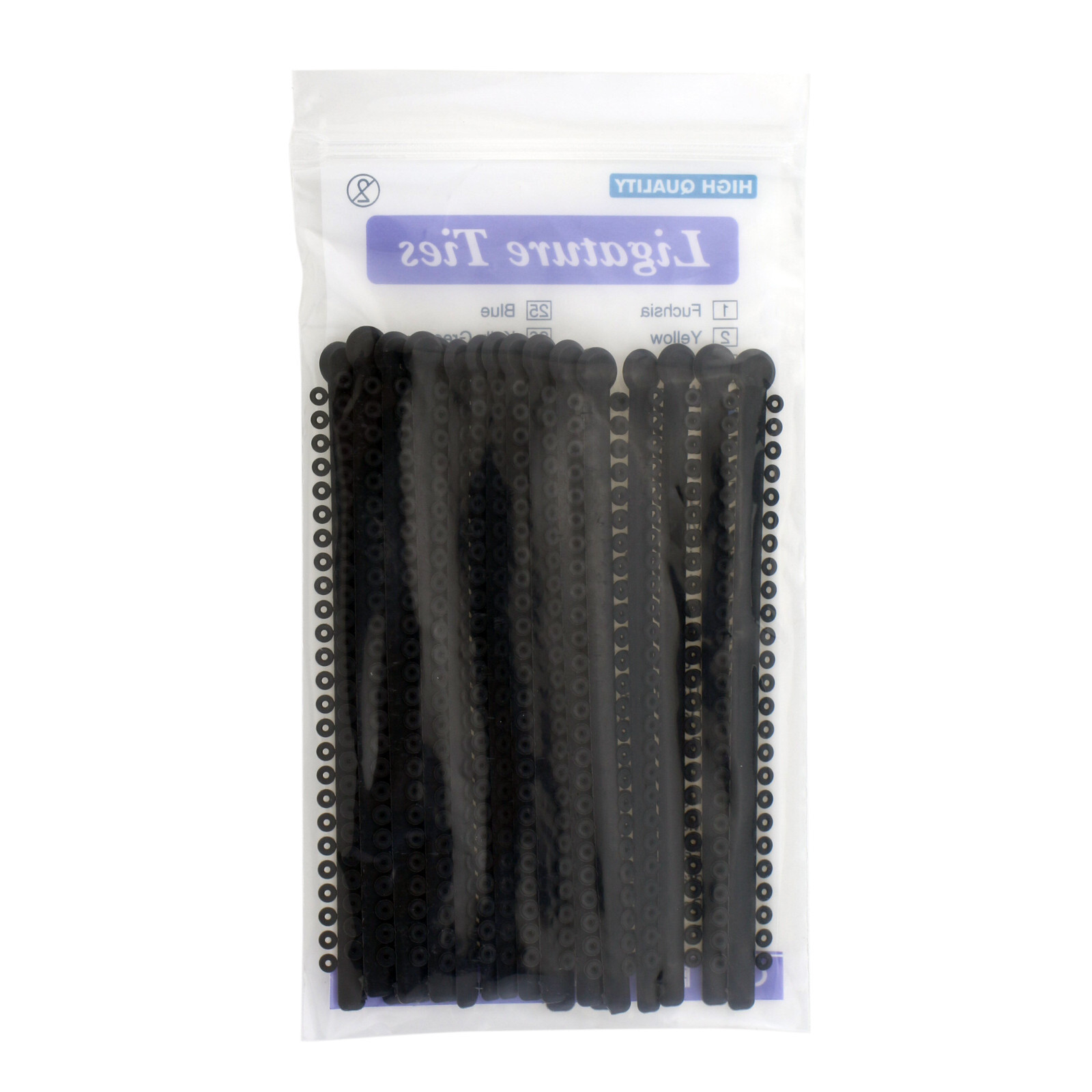 1000pcs Dental Orthodontic Ligature Ties Braces Elastic Rubber Ligas Ortodoncia