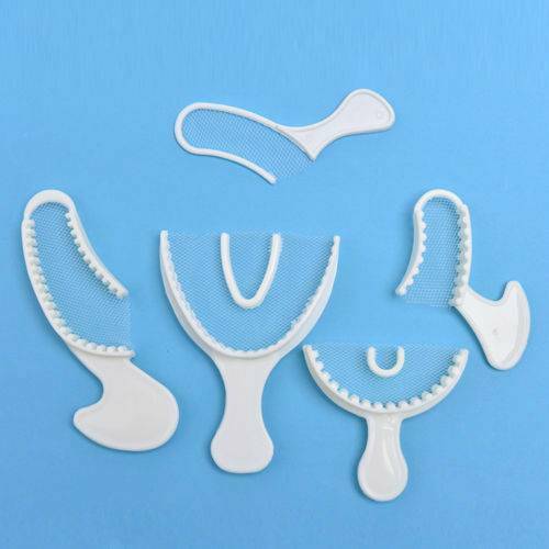 Impression Tray Disposable Dental Bite Registration Trays Full Mouth 5 Sizes