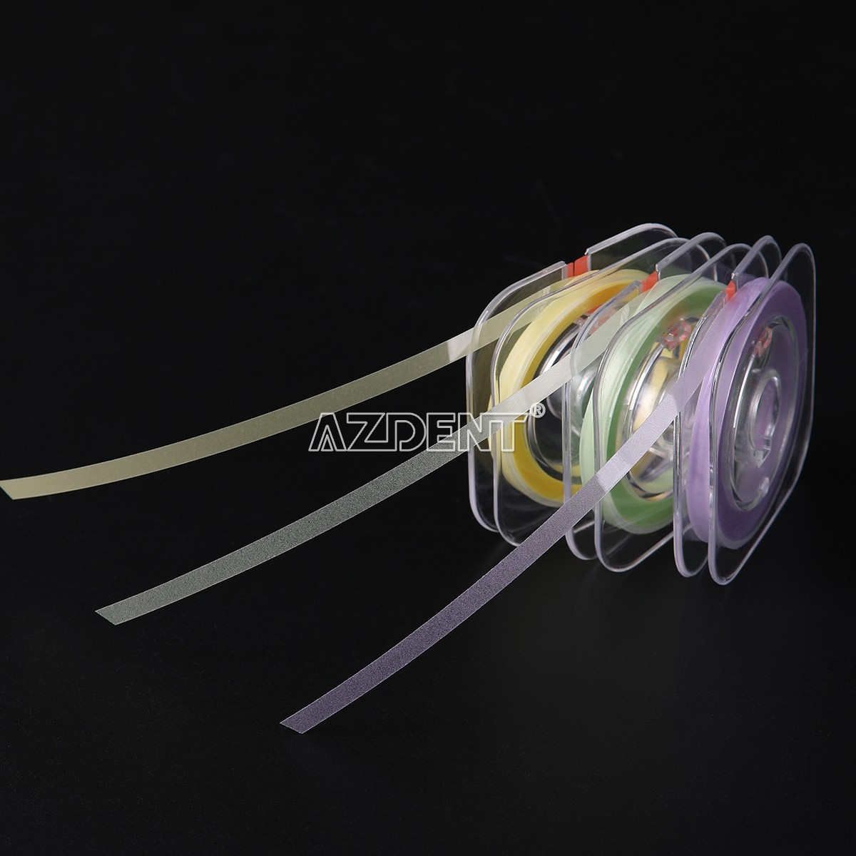 Dental Polishing Strips Resin Coarse Medium Fine 4mm colour-coded grit sizes