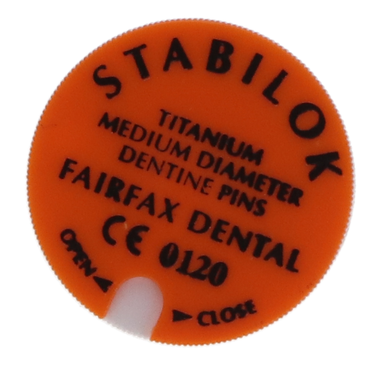 Fairfax Dental 50048 Stabilok Titanium Pins .027″ Standard Kit Orange 20/Pk