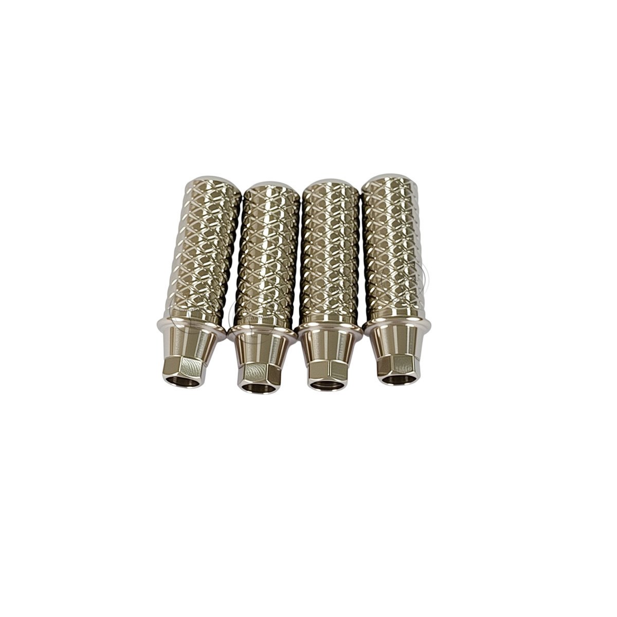 2Pcs Temporary Cylinder Abutment compatible with Hiossen Osstem TS Mini /Regular