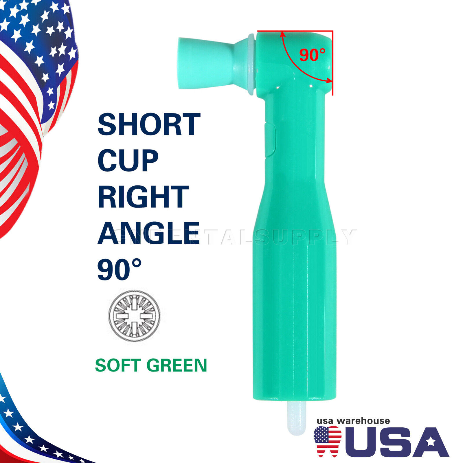 100-1000pcs Prophy Angles Soft Cups Top Quality Dental Disposable P Angle