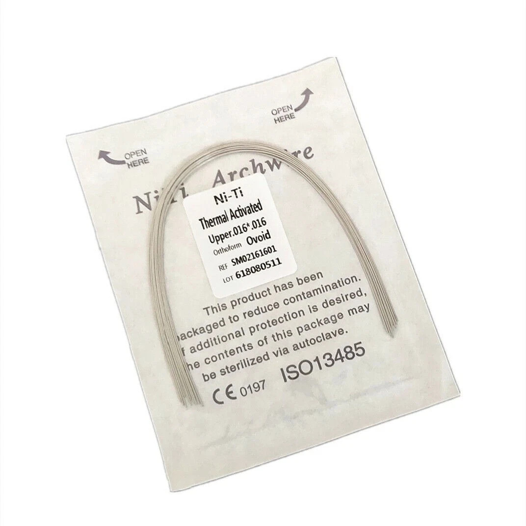 10 Pcs/Pack Orthodontic Dental Niti Rectangular Thermal Activated Arch Wire