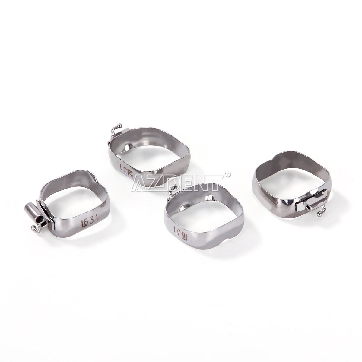 AZDENT Dental Orthodontic Buccal Tube 1st Molar w/ Bands Roth/MBT 022 16#-35# US