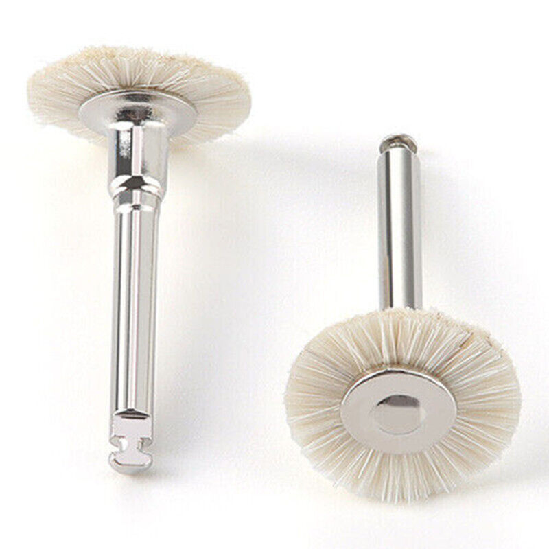 5Pc Goat Hair Dental Polishing Brush Wheel 2.35mm Contra Angle RA Latch Type HOT