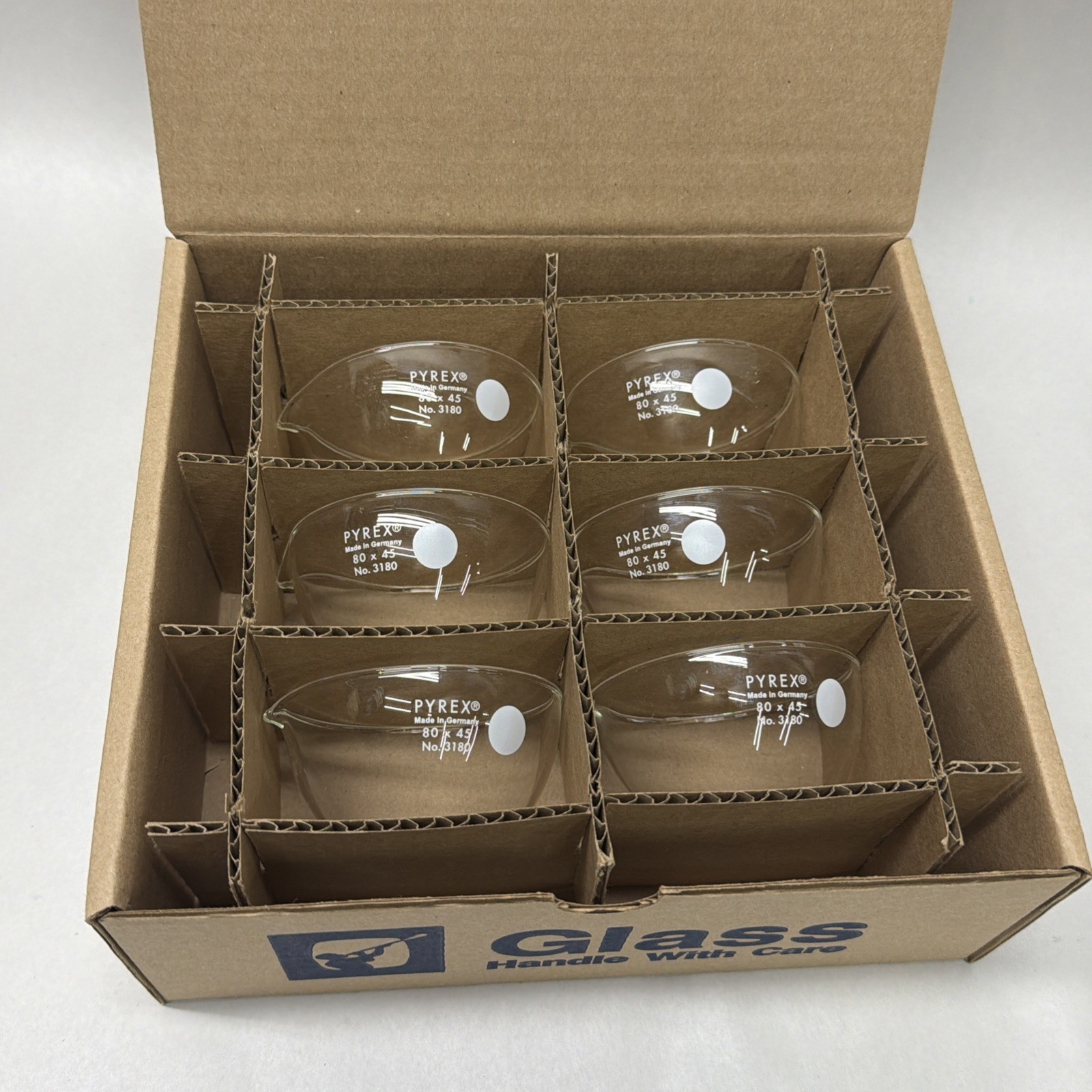 Corning Pyrex 3180-80 Glass Evaporating Dish 140ml Scientific Lab Supply