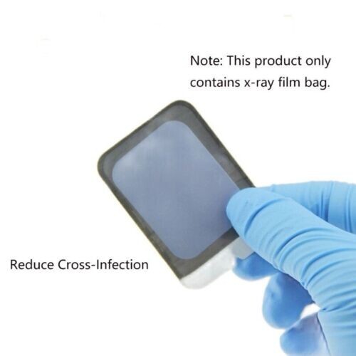 1000pcs Dental X-Ray Film Protection Bags 1# X-Ray Dental Film Bag 20mm*40mm