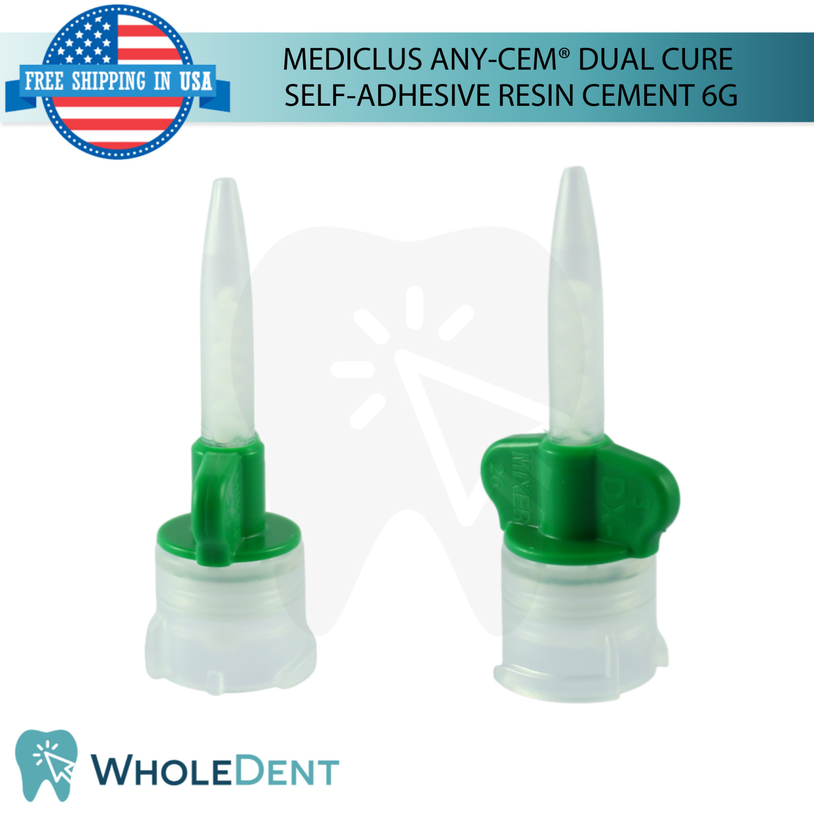 Any-Cem® Self Adhesive Resin Cement Syringe 6g Dual Cure Dental Restoration