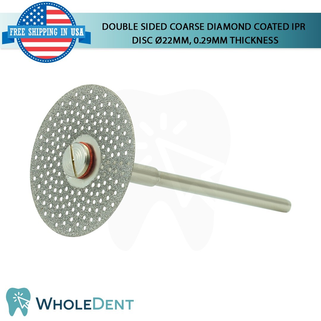 Ortho Dental Coarse Double Sided Diamond Coated Disc IPR Separator Ø22mm, 0.29