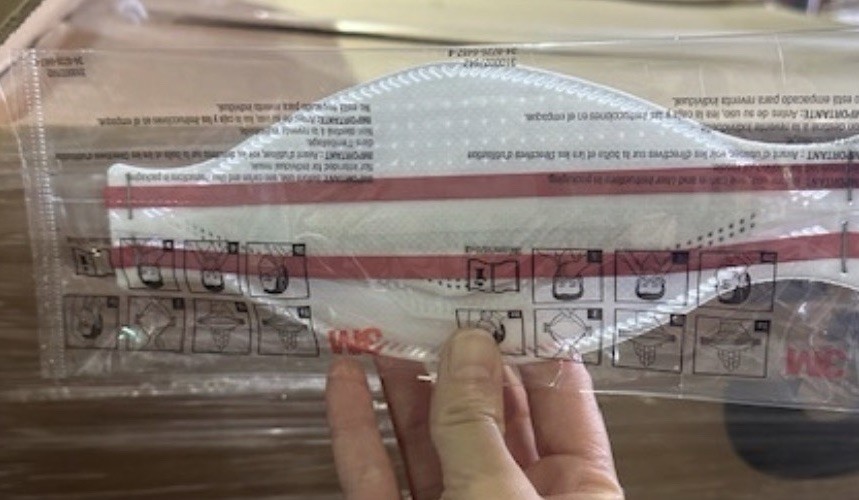 3M Aura 1870 N95 Particulate Respirator Masks Case of 440 Expiring 08/1/26